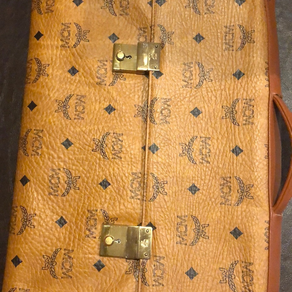 Authentic Leather Mcm Brief Case/Document Holder! - image 1